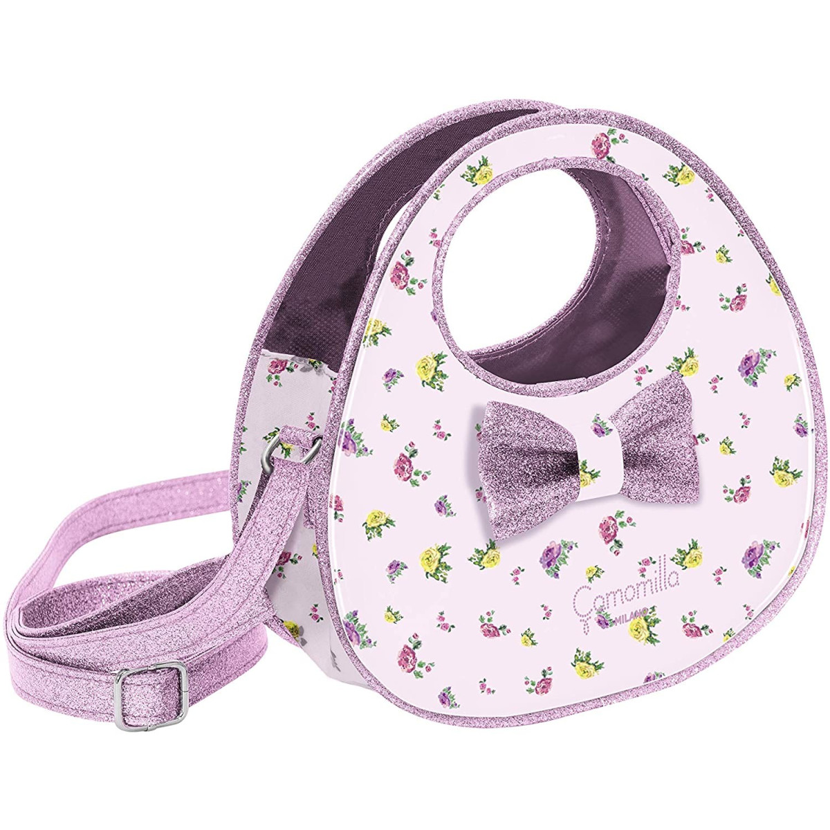 ROUND SHOULDER BAG CAMOMILLA BOWS AND BU - - ARTICOLI DA REGALO - td-toys.it