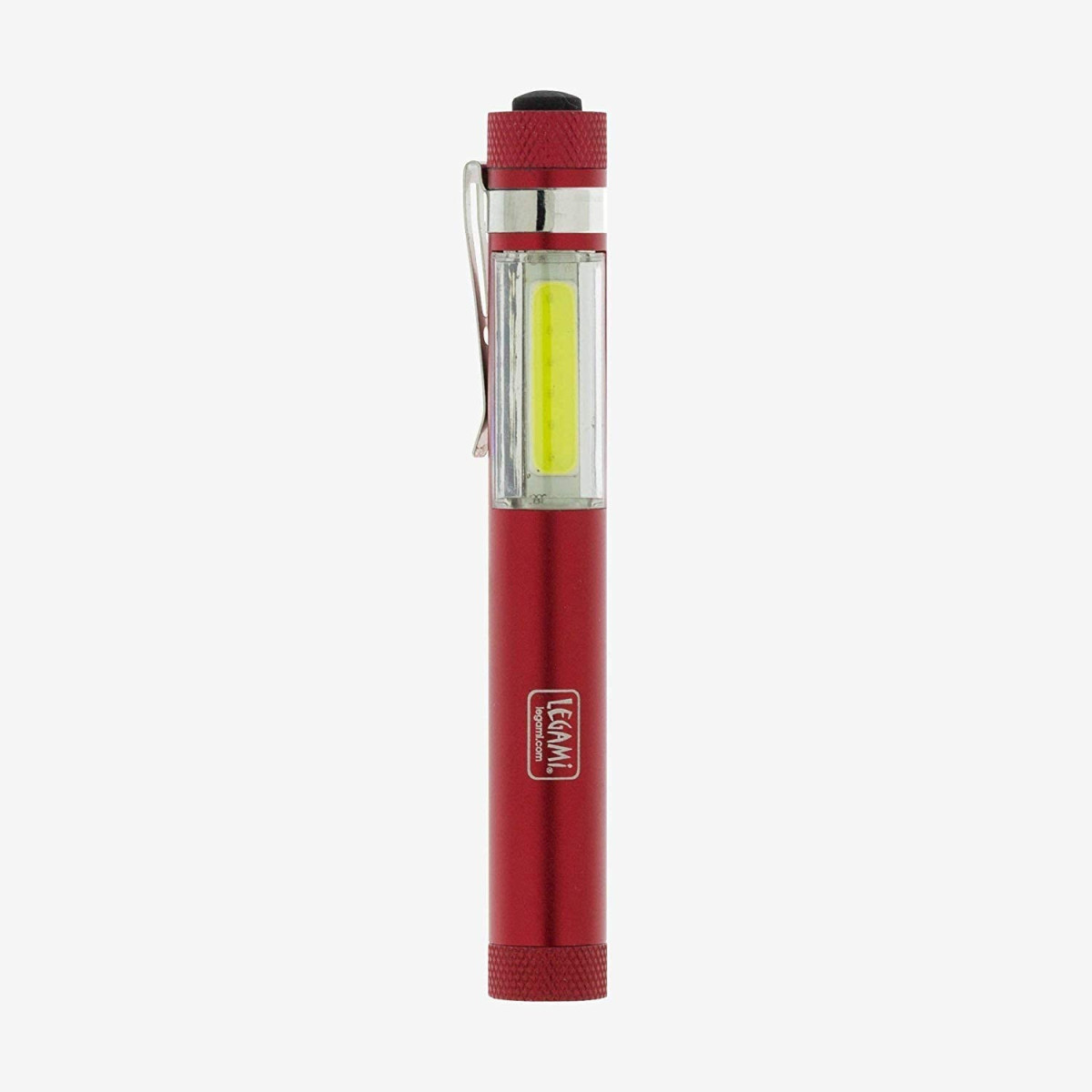 SOS MR. LIGHT - LED TORCH WITH MAGNETIC BASE AND MOUNTING CLIP - RED-LEGAMI MILANO