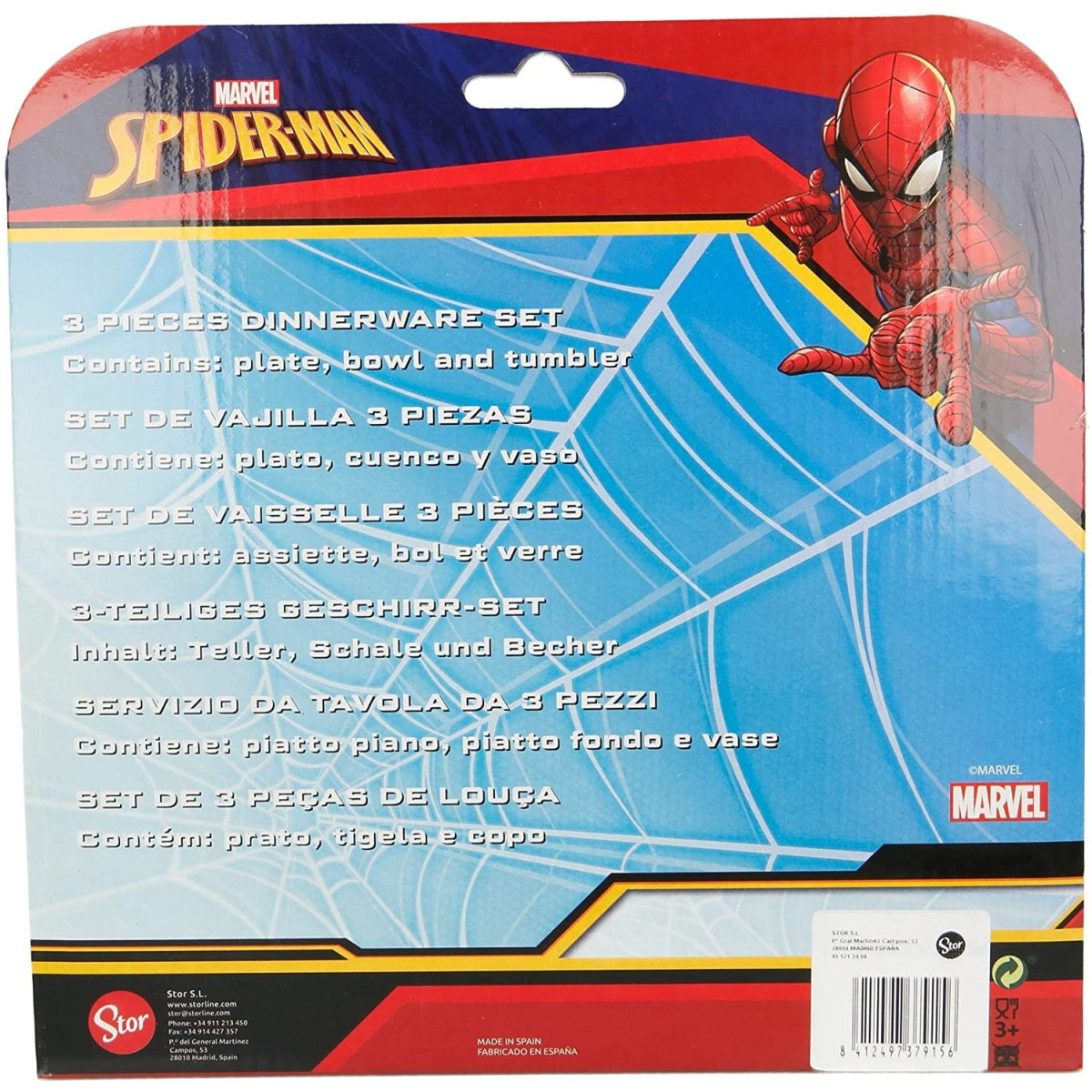 SPIDERMAN SET 3PZ - BOTTOM PLATE +  + BI