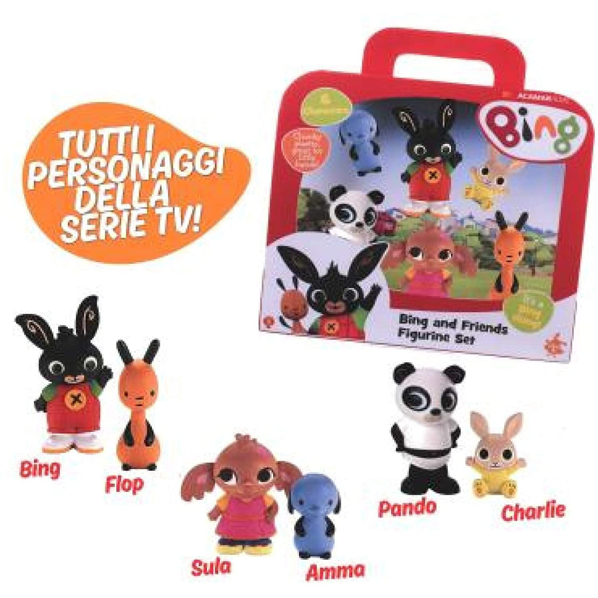 BING SET 6 PERSONAGGI - GIOCHI PREZIOSI ITALIA SRL - PRIMA INFANZIA - td-toys.it