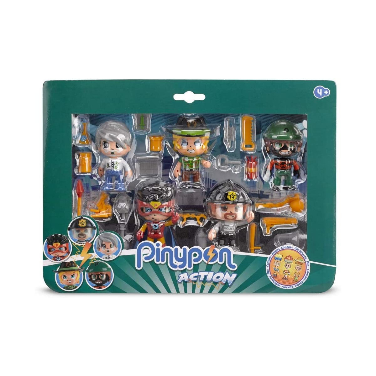 PINYPON ACTION MULTIPACK 5 CHARACTERS - GIOCHI PREZIOSI ITALIA SRL - CHILD - td-toys.it