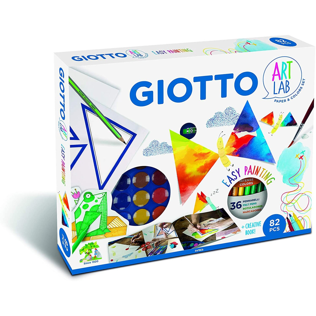 GIOTTO ART LAB 82 PCS EASY PAINTING-CREATIVE