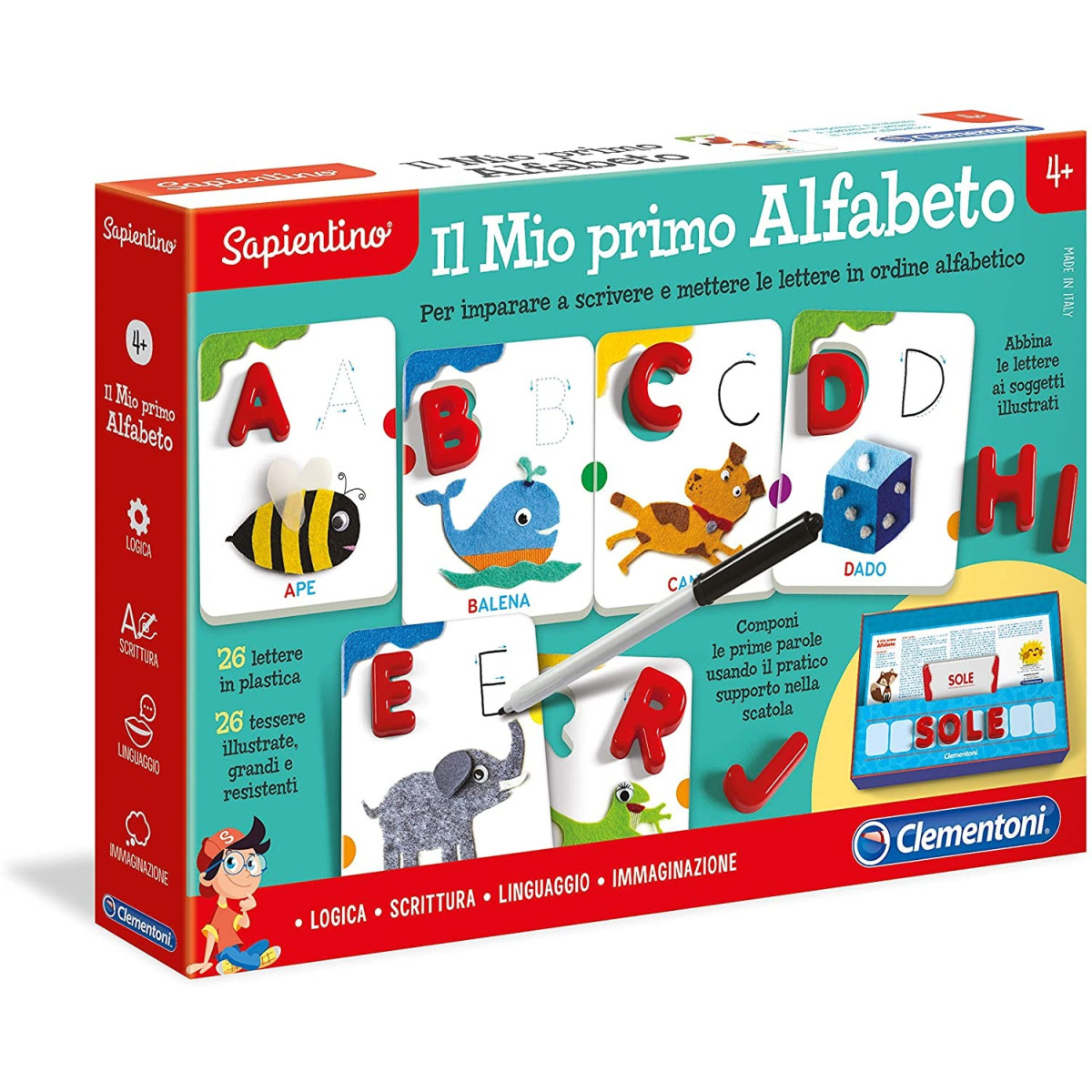 IL MIO PRIMO ALFABETO - Clementoni - UNISEX - td-toys.it