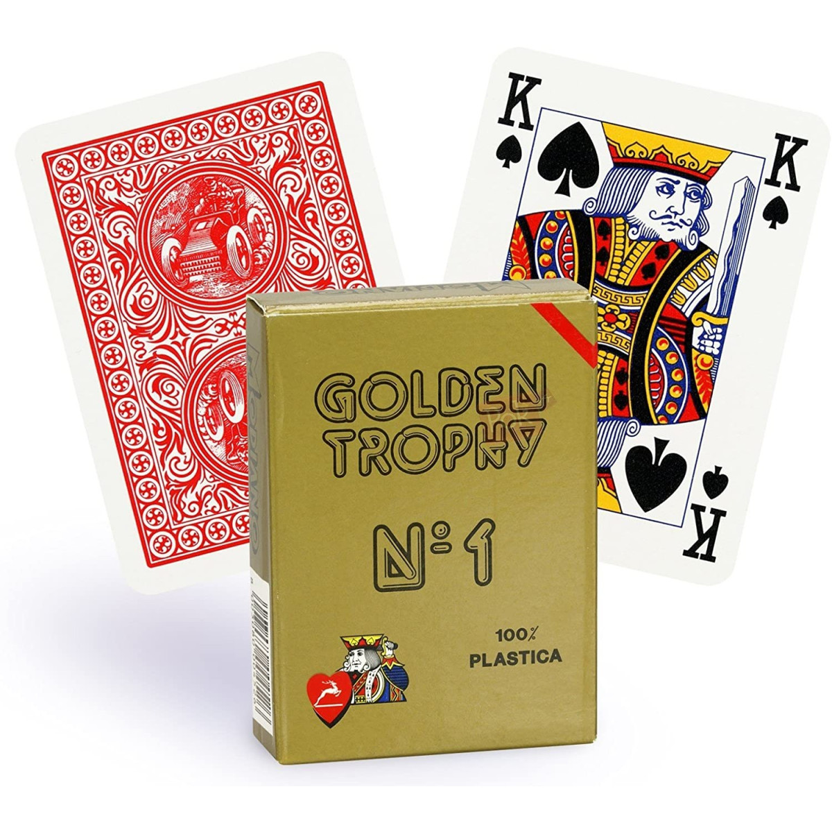 MODIANO POKER GOLDEN TROPHY BLUE - MODIANO - BOARD GAMES' - td-toys.it