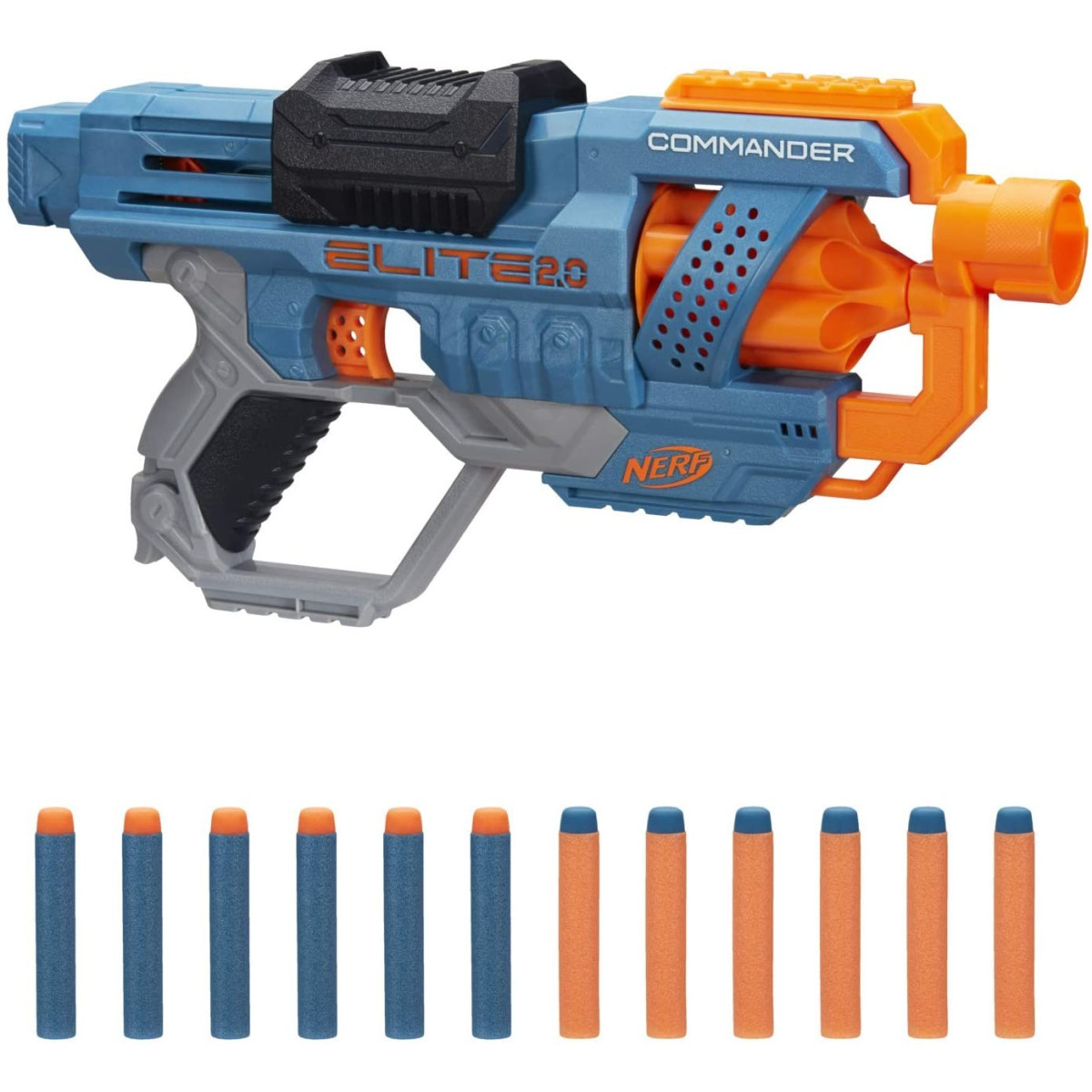 NERF ELITE 2 0 COMMANDER RD 6 - HASBRO - BAMBINO - td-toys.it