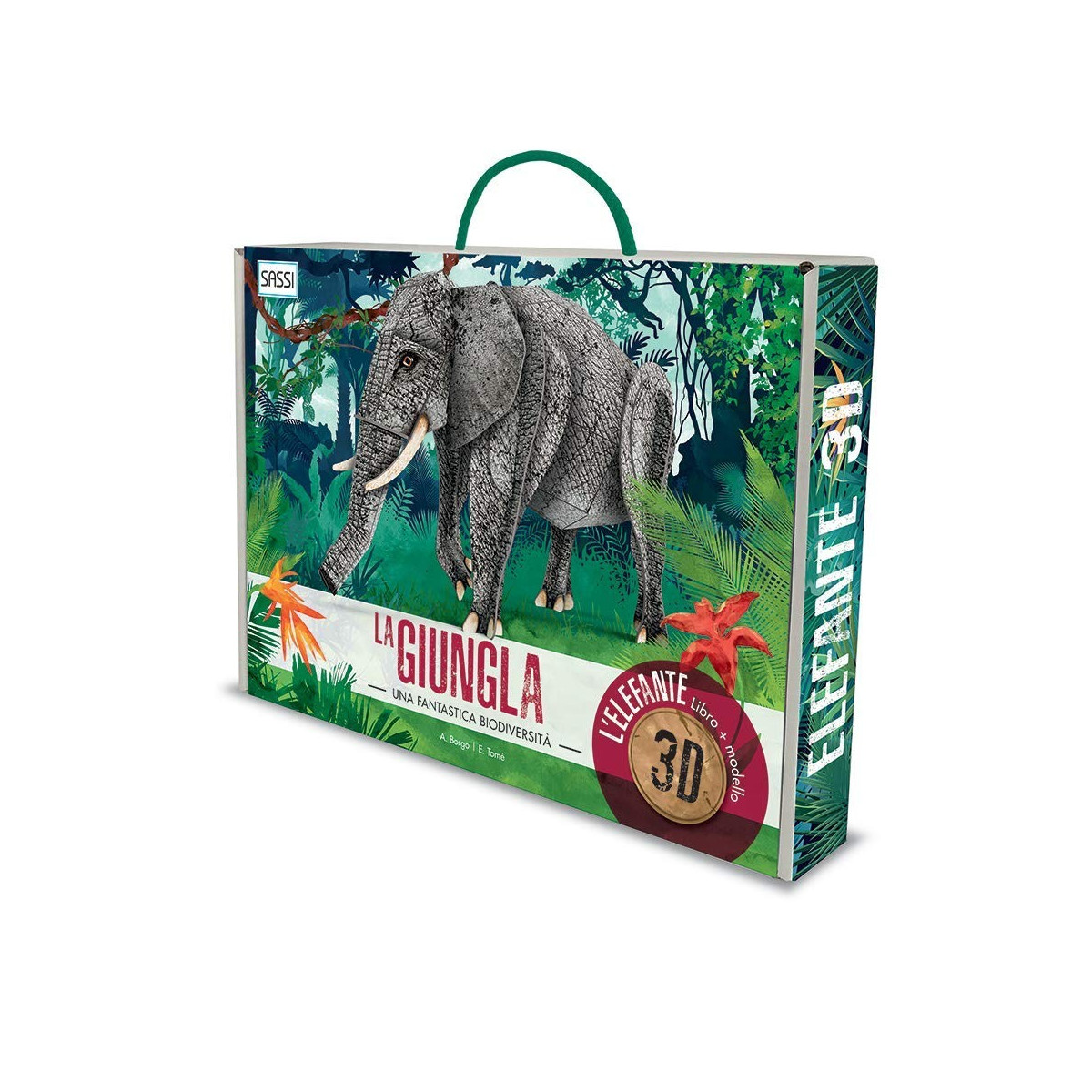 3D MODELS - IL REGNO DELLA GIUNGLA - ELEFANTE-SASSI EDITORE