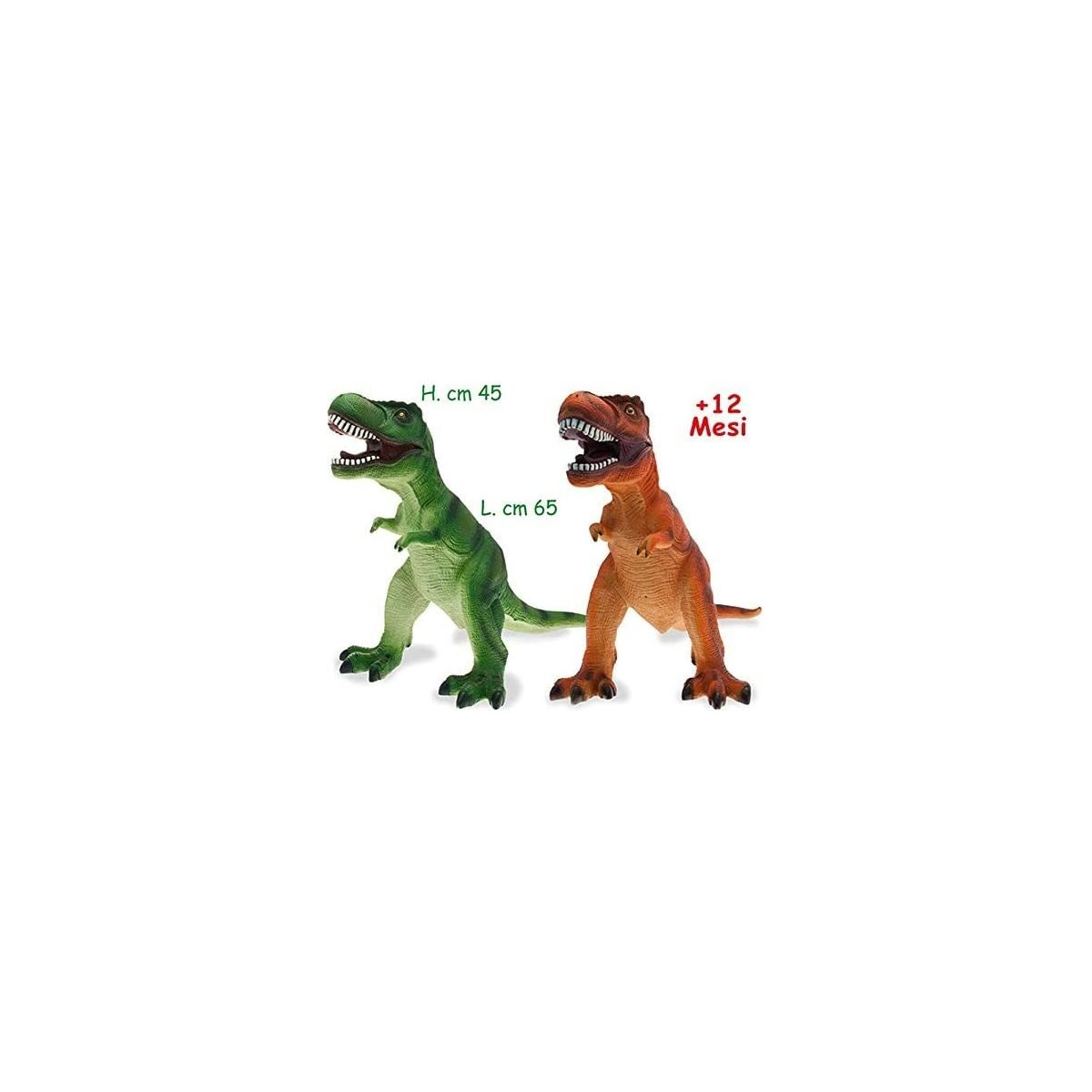 GEO NATURE - T-REX SOFT 2 ASS 50 CM-GIOCATTOLI PER BAMBINO