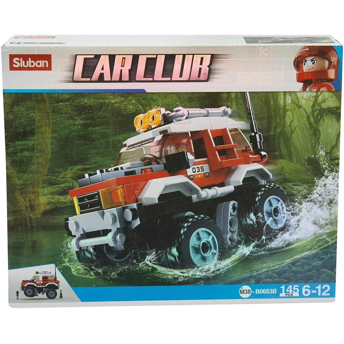 SLUBAN - Red Jeep CarClub - GIOCHERIA SPA - CHILD - td-toys.it