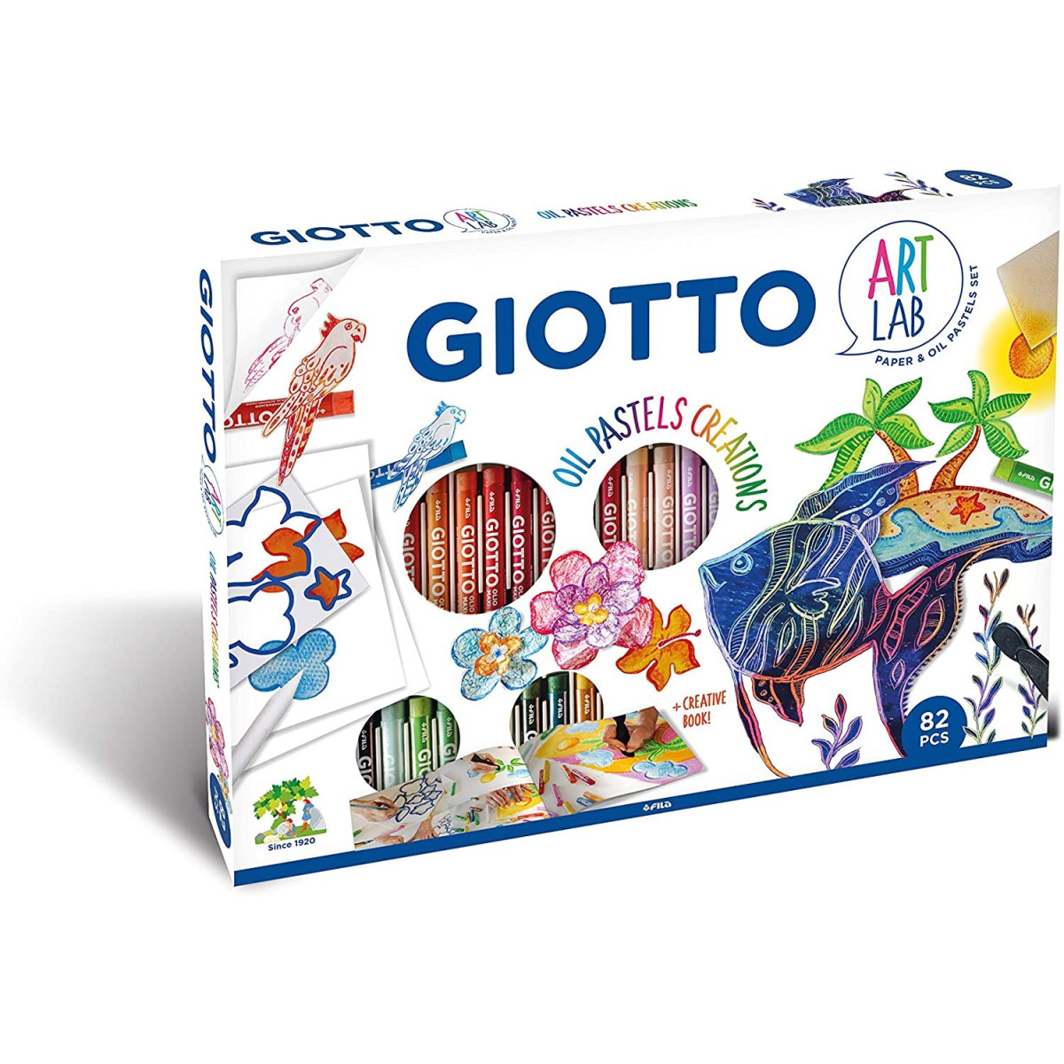 GIOTTO ART LAB OIL PASTELS CREATIONS-CREATIVE