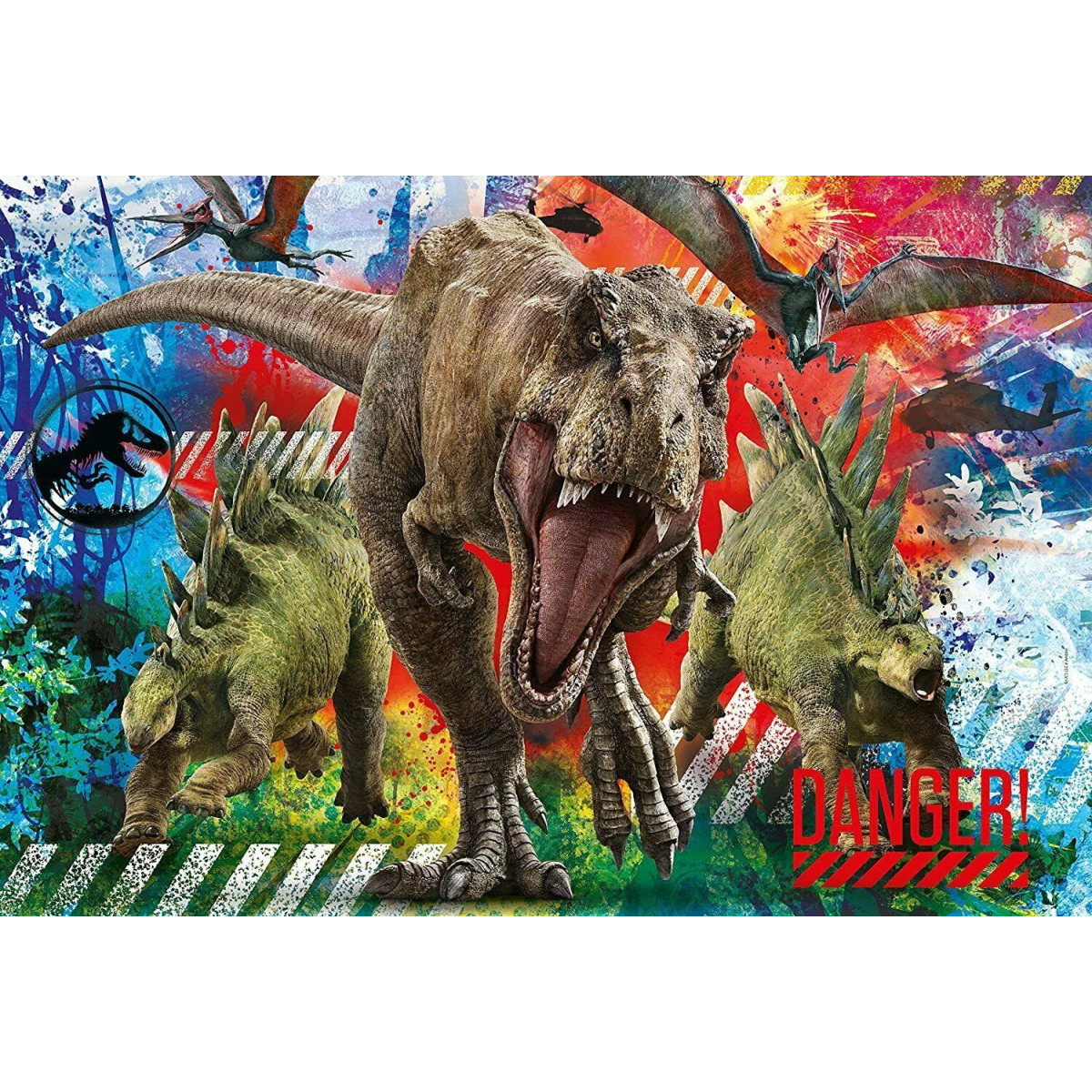 Puzzle 3D Dinosauri 60 pezzi Giocattolo per Bambini Gioco Educativo Bimbi