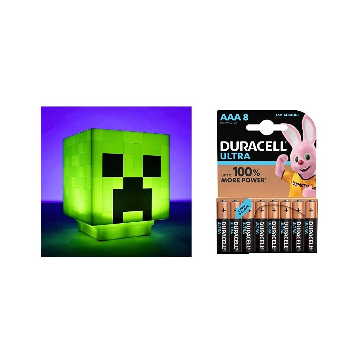 MINECRAFT LAMPADA 3D CREEPER (Gadget) - PALADONE - GADGET - td-toys.it