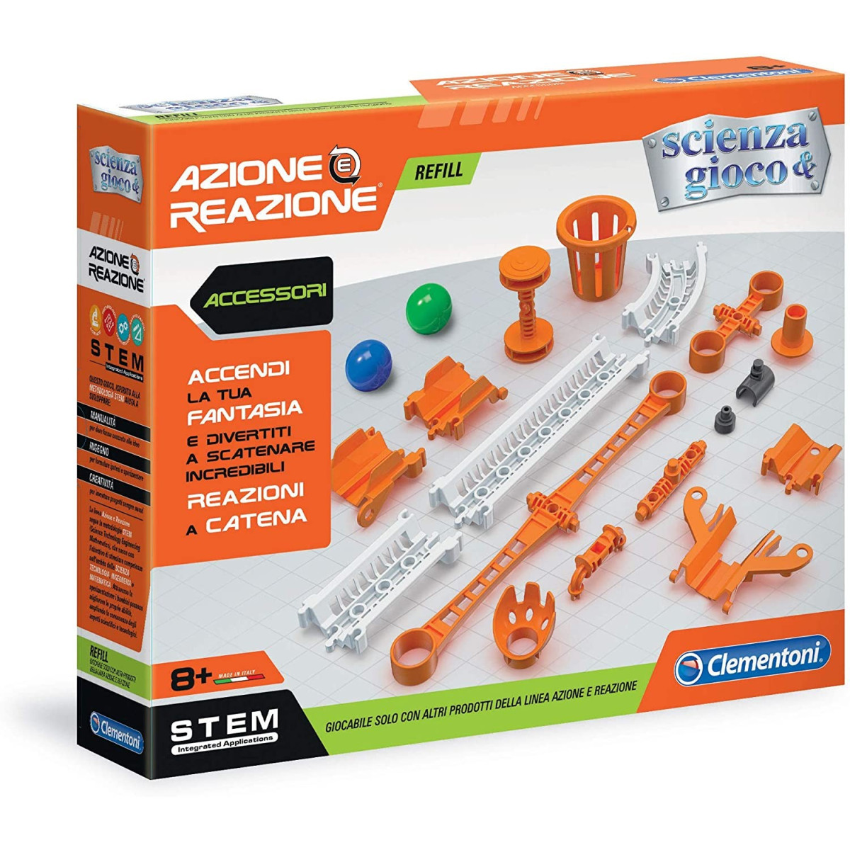 ACTION REACTION REFILL ACCESSORIES - Clementoni - UNISEX - td-toys.it