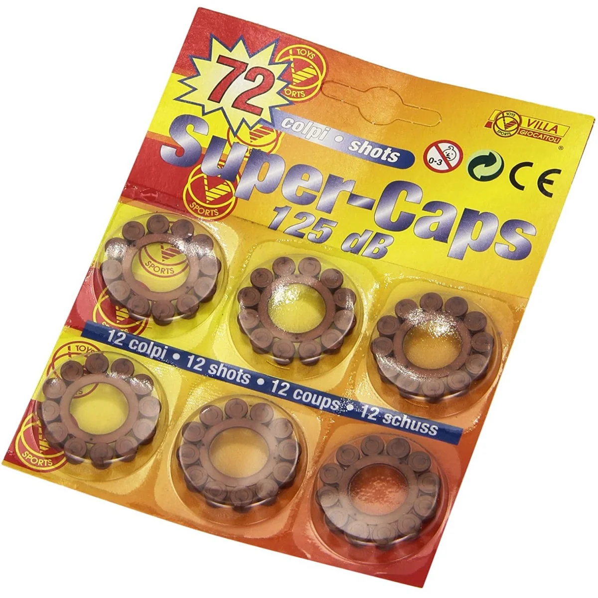 TD Toys|BLISTER 12 COLPI 125 dB8006812051027