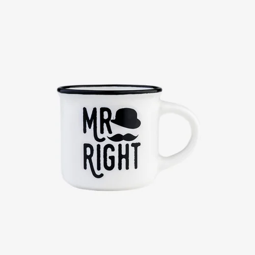 ESPRESSO FOR TWO - COFFEE MUG-MR&MRS Legami Mrs & Mr Right Tazzine