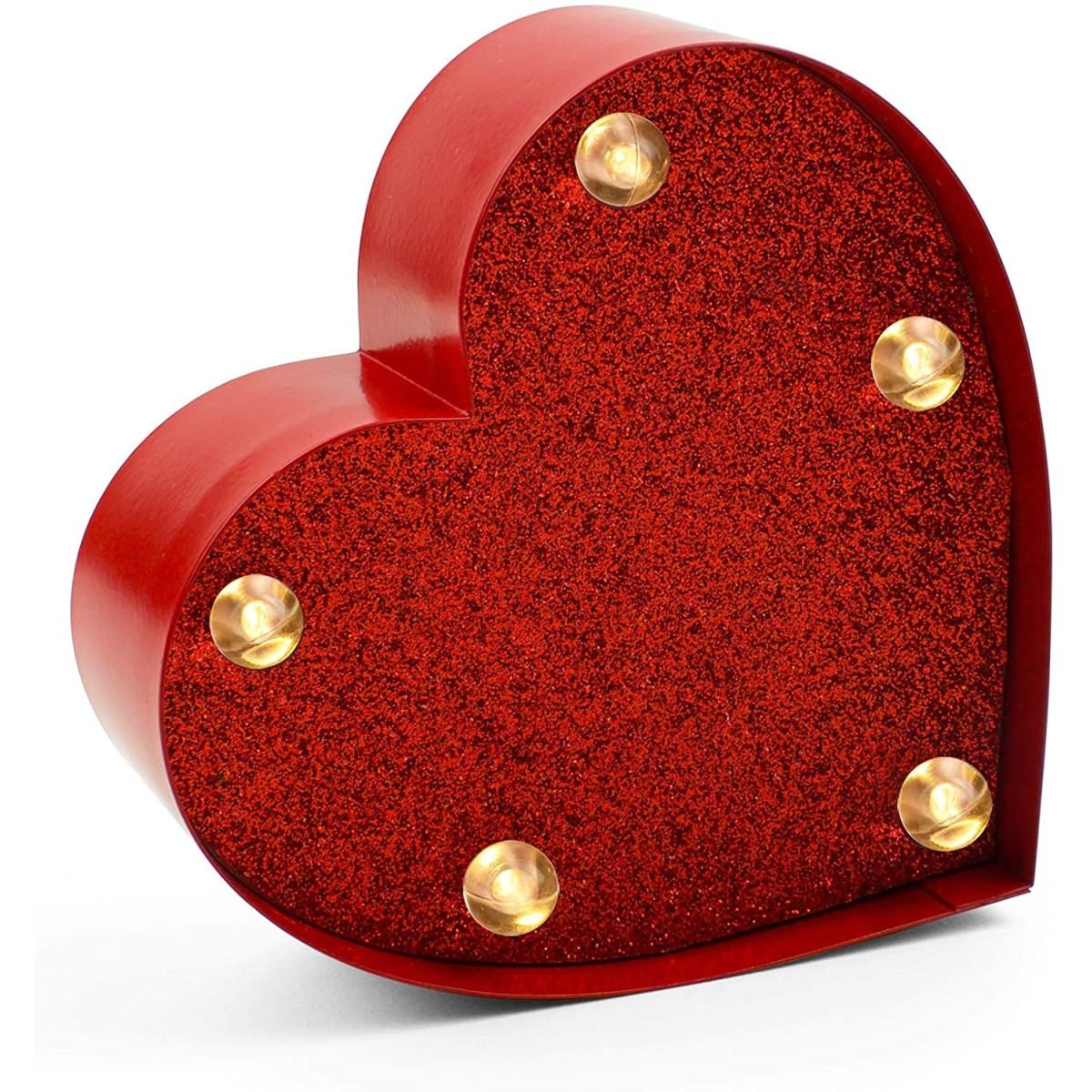 MINI LUCI DECORATIVE - HEART WITH GLITTER - LEGAMI MILANO - LEGAMI MILANO - td-toys.it