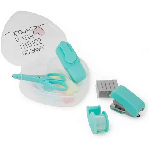 MINI STATIONERY SET HEART Legami - Mini set di cancelleria con cuor