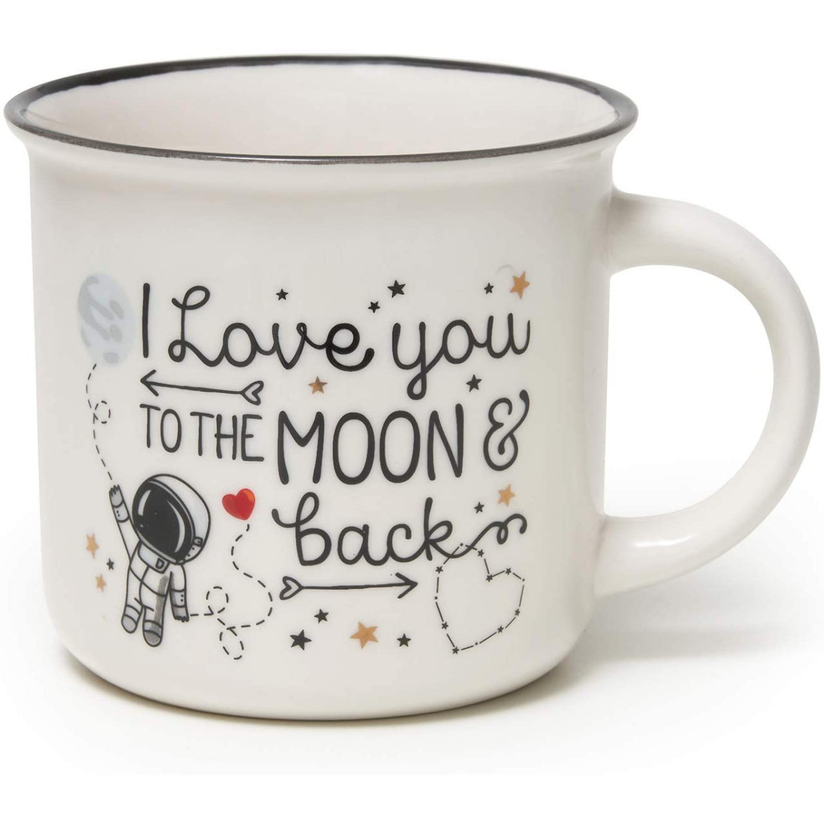 TAKE A BREAK - CUP-PUCCINO MUG - TO THE MOON AND BACK - LEGAMI MILANO - LEGAMI MILANO - td-toys.it