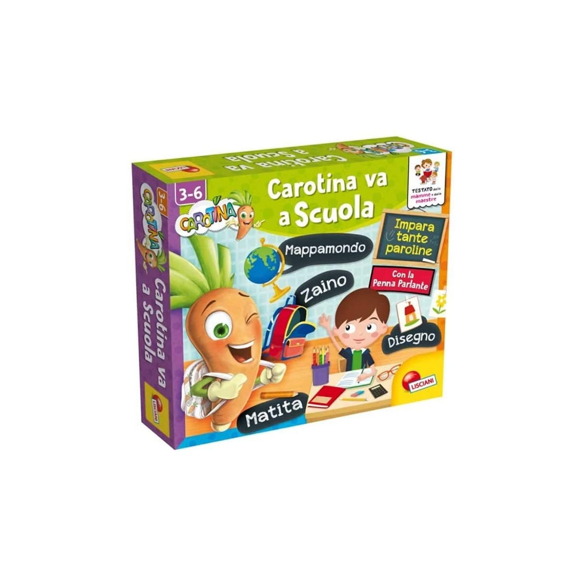 CARROT GOES TO SCHOOL - LISCIANI GIOCHI - EDUCATIONAL - td-toys.it