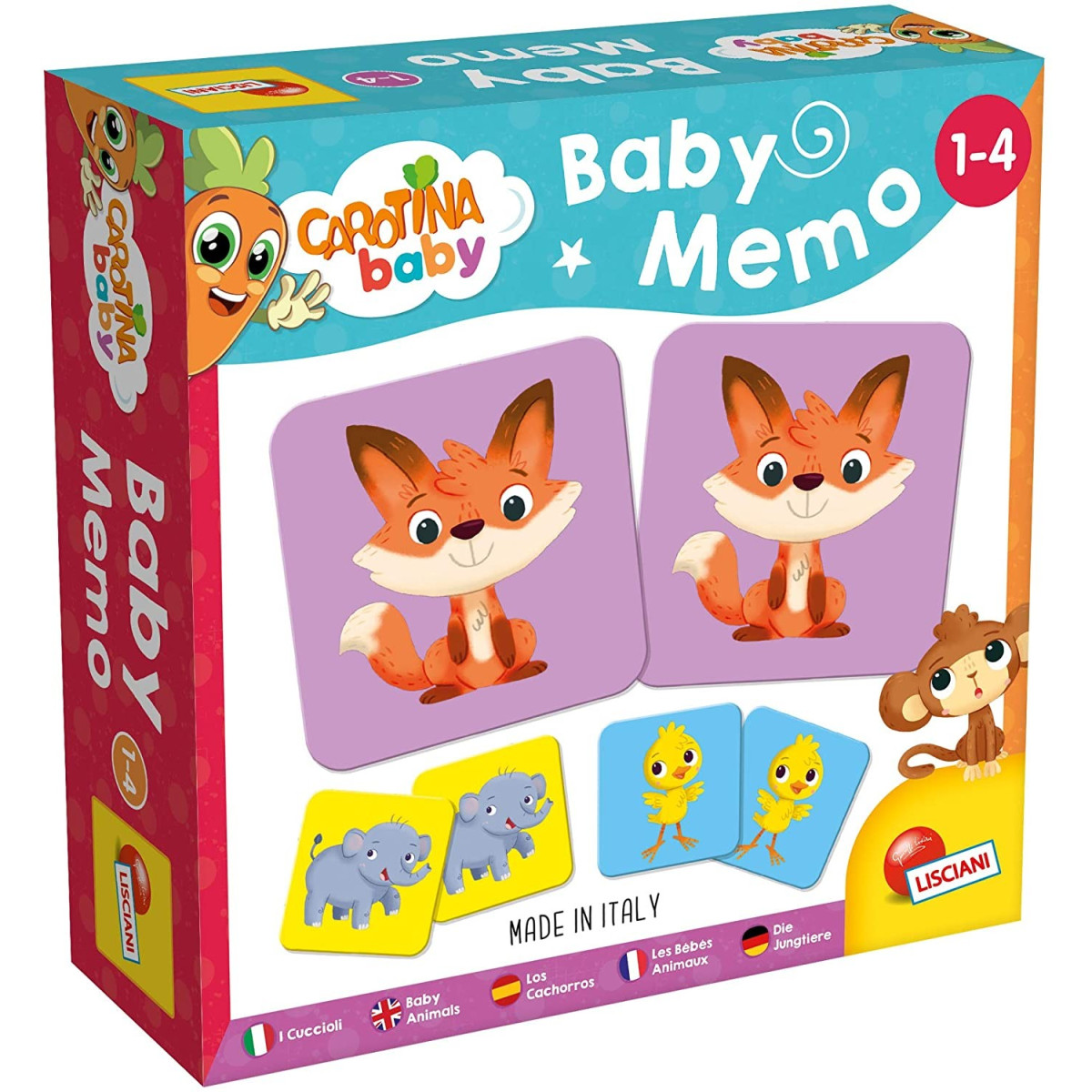 CARROT BABY MEMO PUPPIES - LISCIANI GIOCHI - PUZZLE - td-toys.it