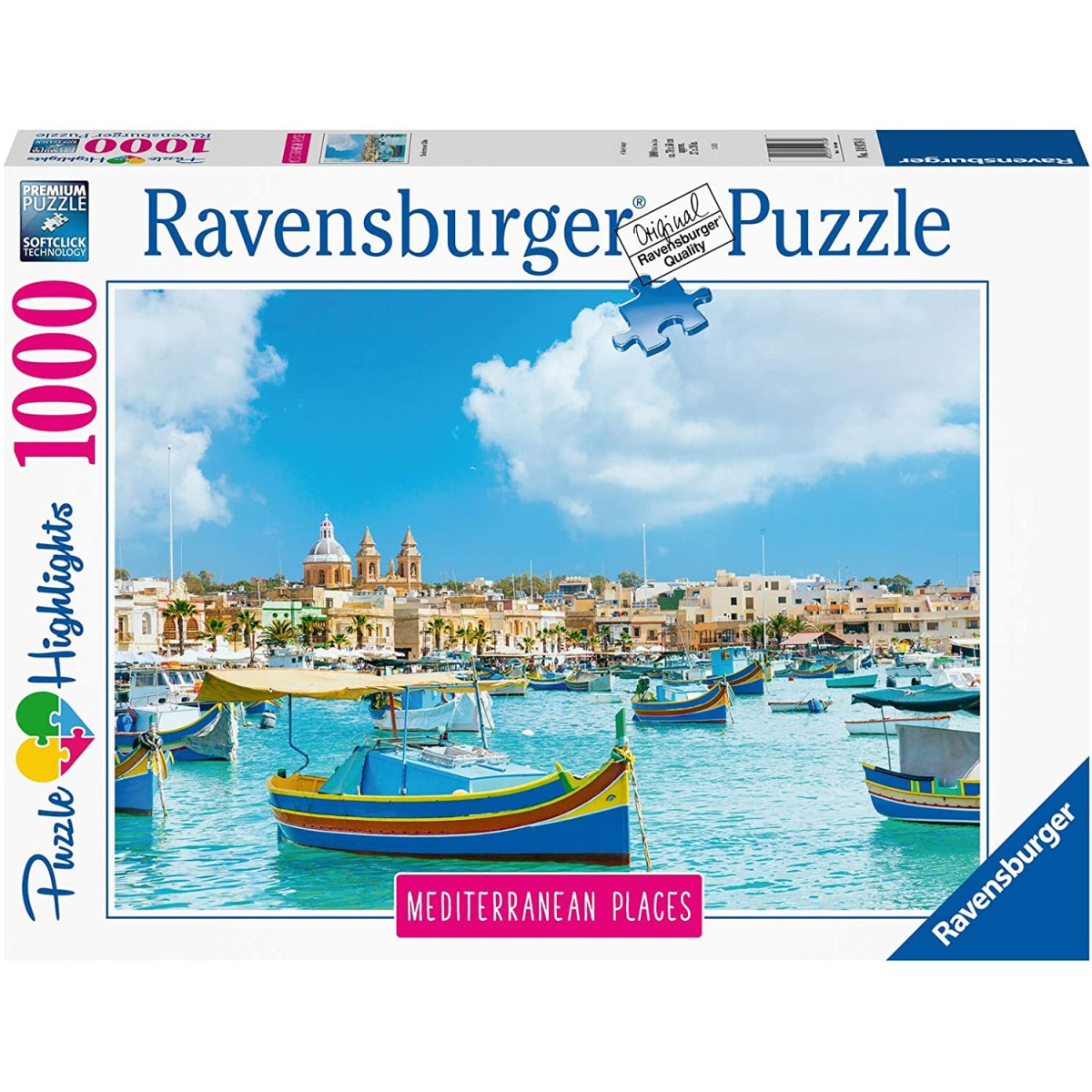 Medierranean Malta 1000PZ RAVENSBURGER - Ravensburger - PUZZLE - td-toys.it