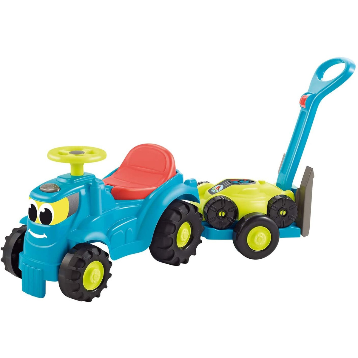 EC Tractor with trailer and grass cutter - SIMBA - GARDEN - td-toys.it