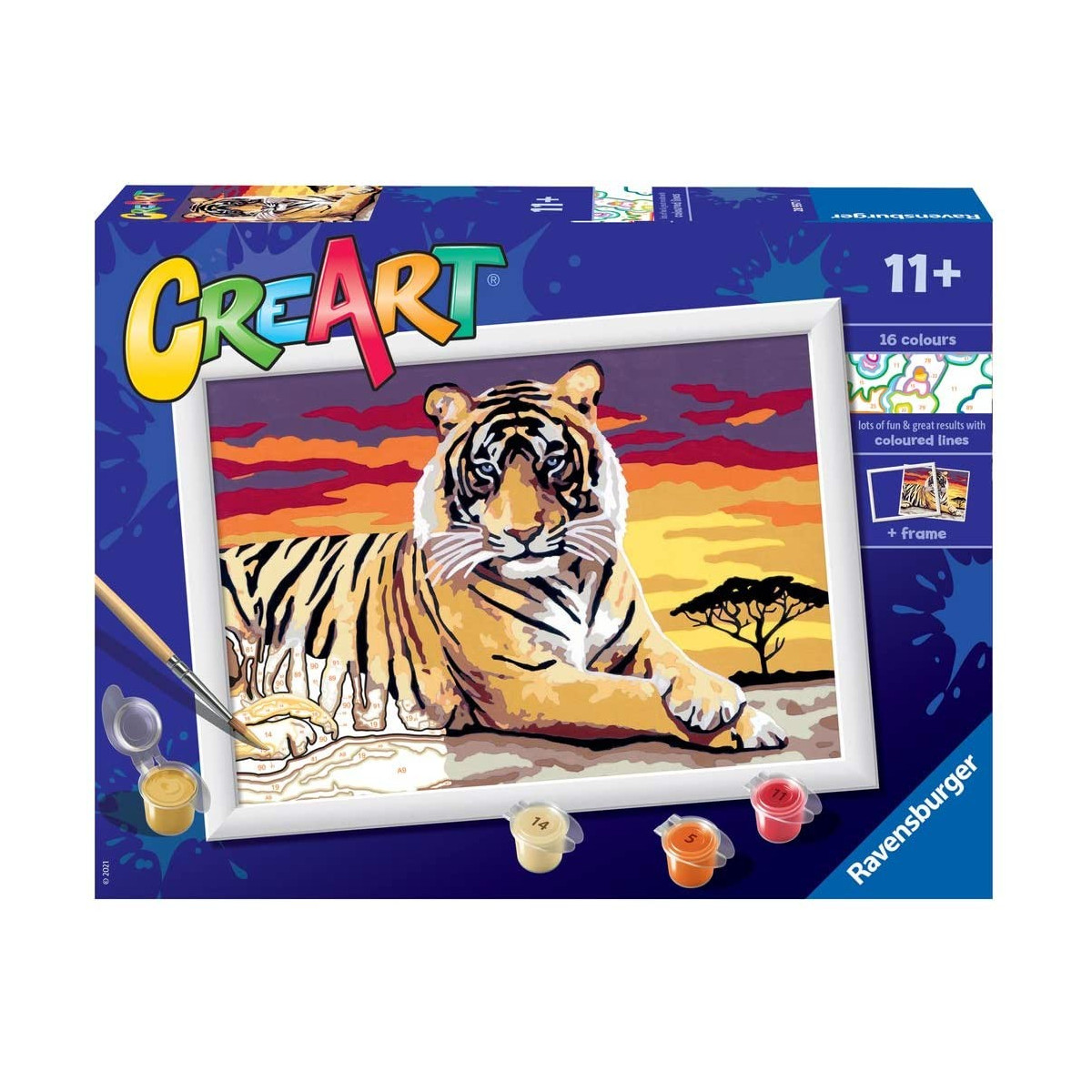 CreArt D - Tiger - Ravensburger - CREATIVE - td-toys.it