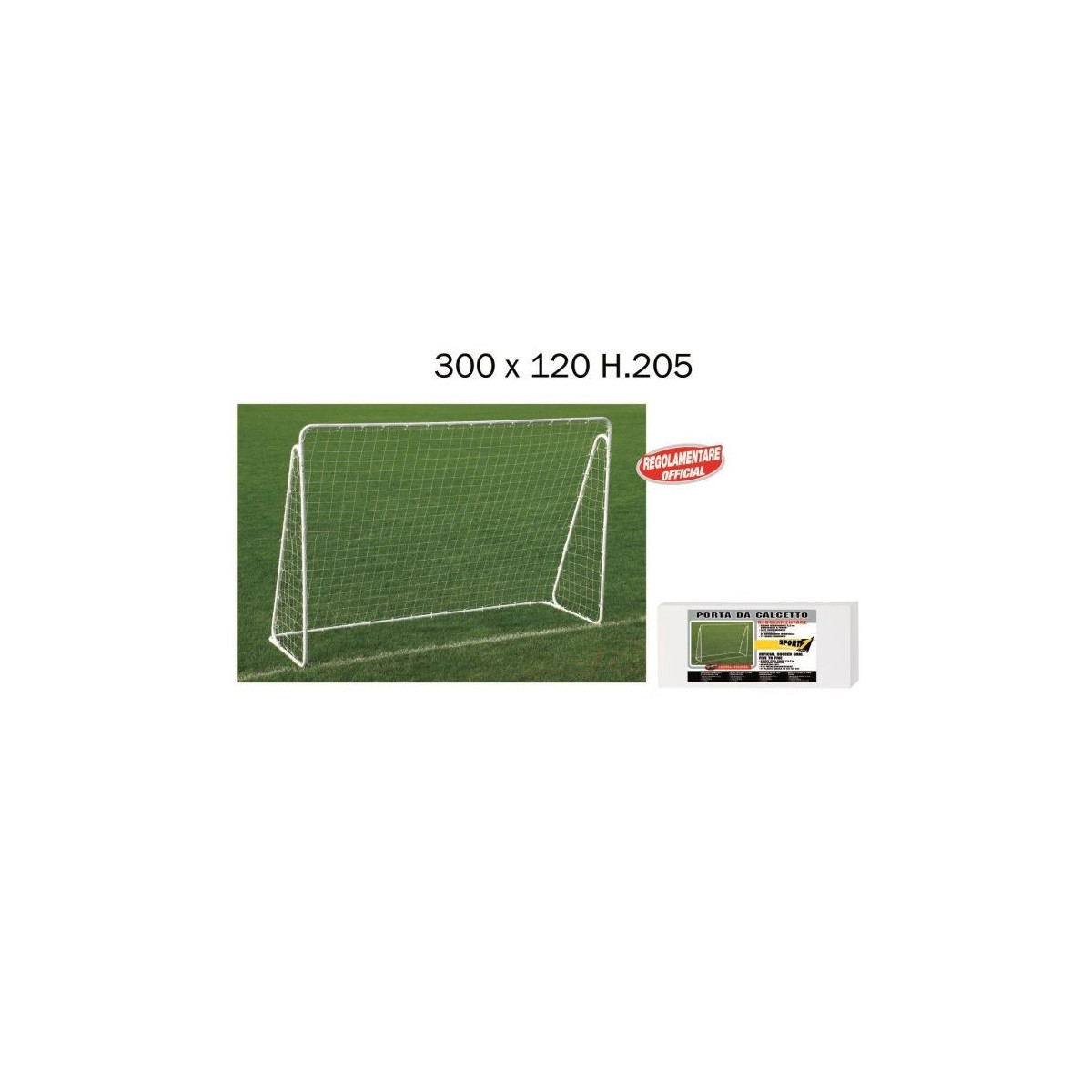 METAL ADJUSTABLE SOCCER GOAL - SPORT ONE - GARDEN - td-toys.it