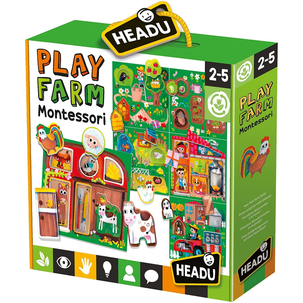 Play Farm Montessori - HEADU - EDUCATIONAL - td-toys.it