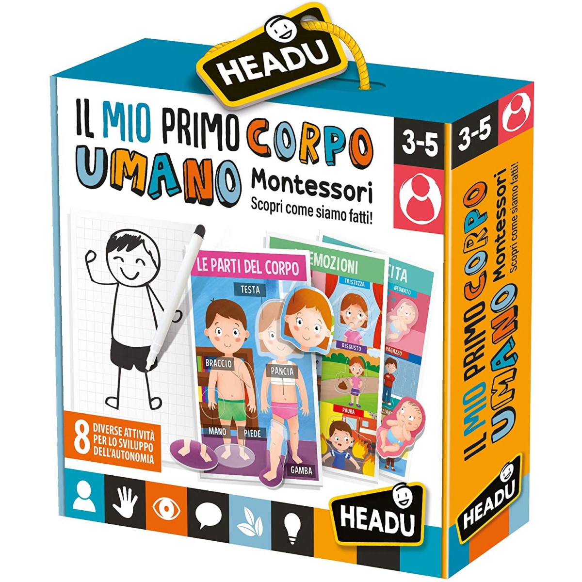 Il Mio Primo Corpo Umano Montessori-EDUCATIVI