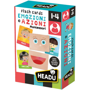 Flashcards Montessori Emozioni e Azioni-GIOCHI CREATIVI- TD Toys