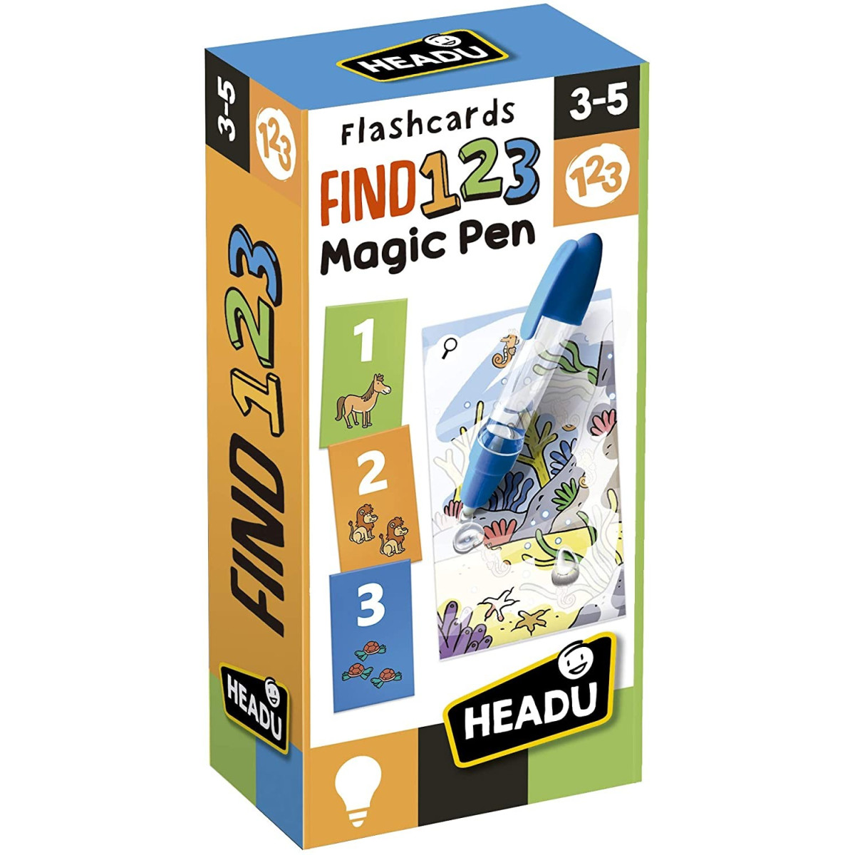 Flashcards Find 123 Magic Pen - HEADU - EDUCATIONAL - td-toys.it