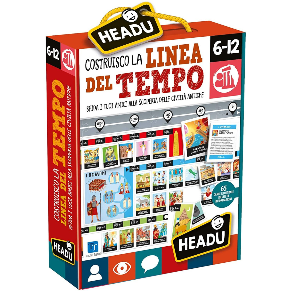 Costruisco la Linea del Tempo - HEADU - EDUCATIVI - td-toys.it