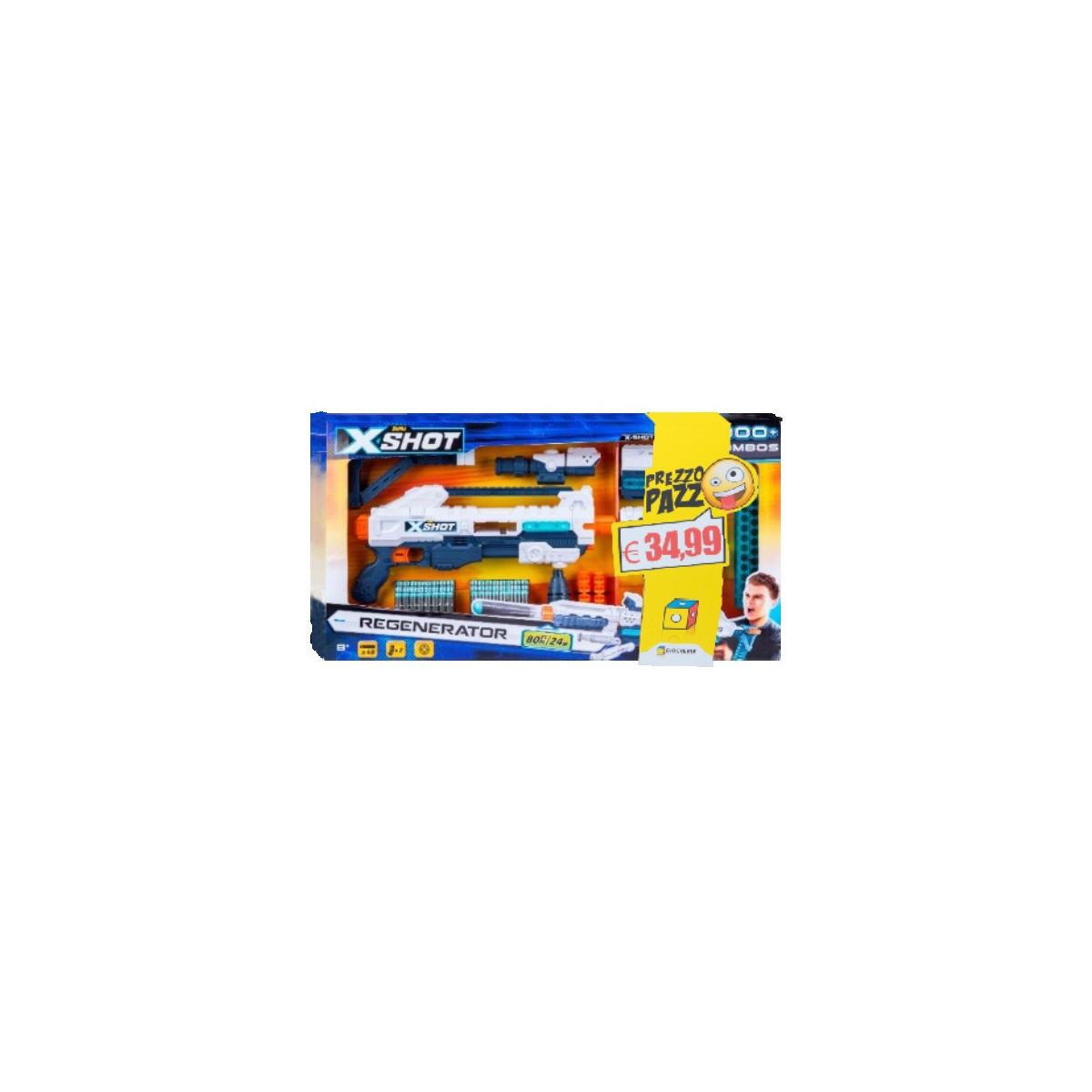 CRAZY PRICE - X-SHOT 48 Darts Rifle with Accessories - GIOCHERIA SPA - CHILD - td-toys.it