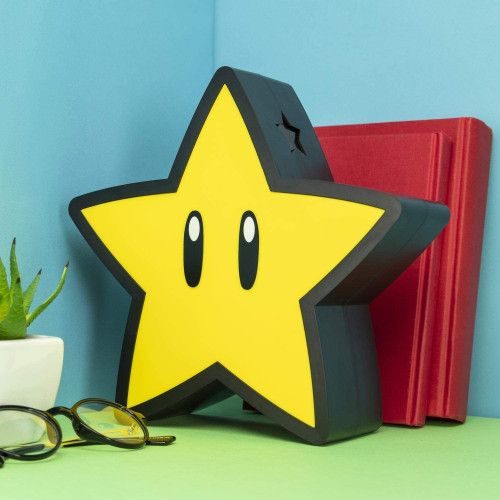 SUPER MARIO SUPER STAR LAMP (Gadget) Franchise favorite: this