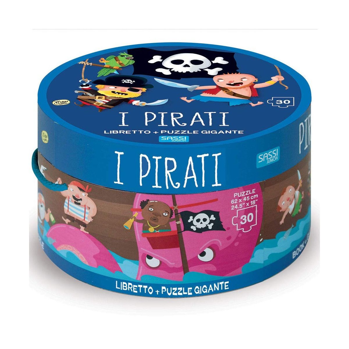 ROUND BOXES - PIRATI - N.E. 2019 - SASSI EDITORE - SASSI EDITORE - td-toys.it