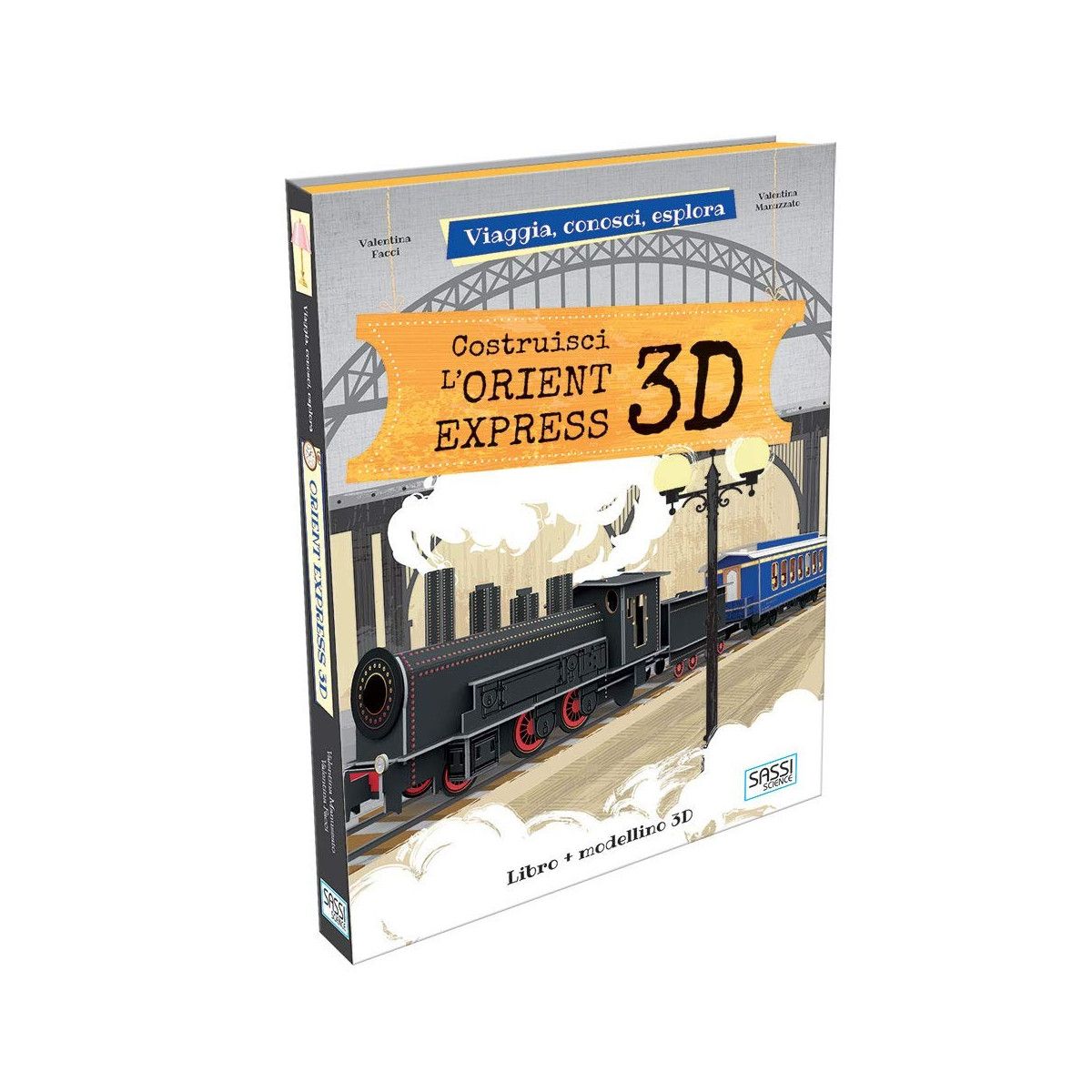 BUILD THE ORIENT EXPRESS 3D - SASSI EDITORE - SASSI EDITORE - td-toys.it