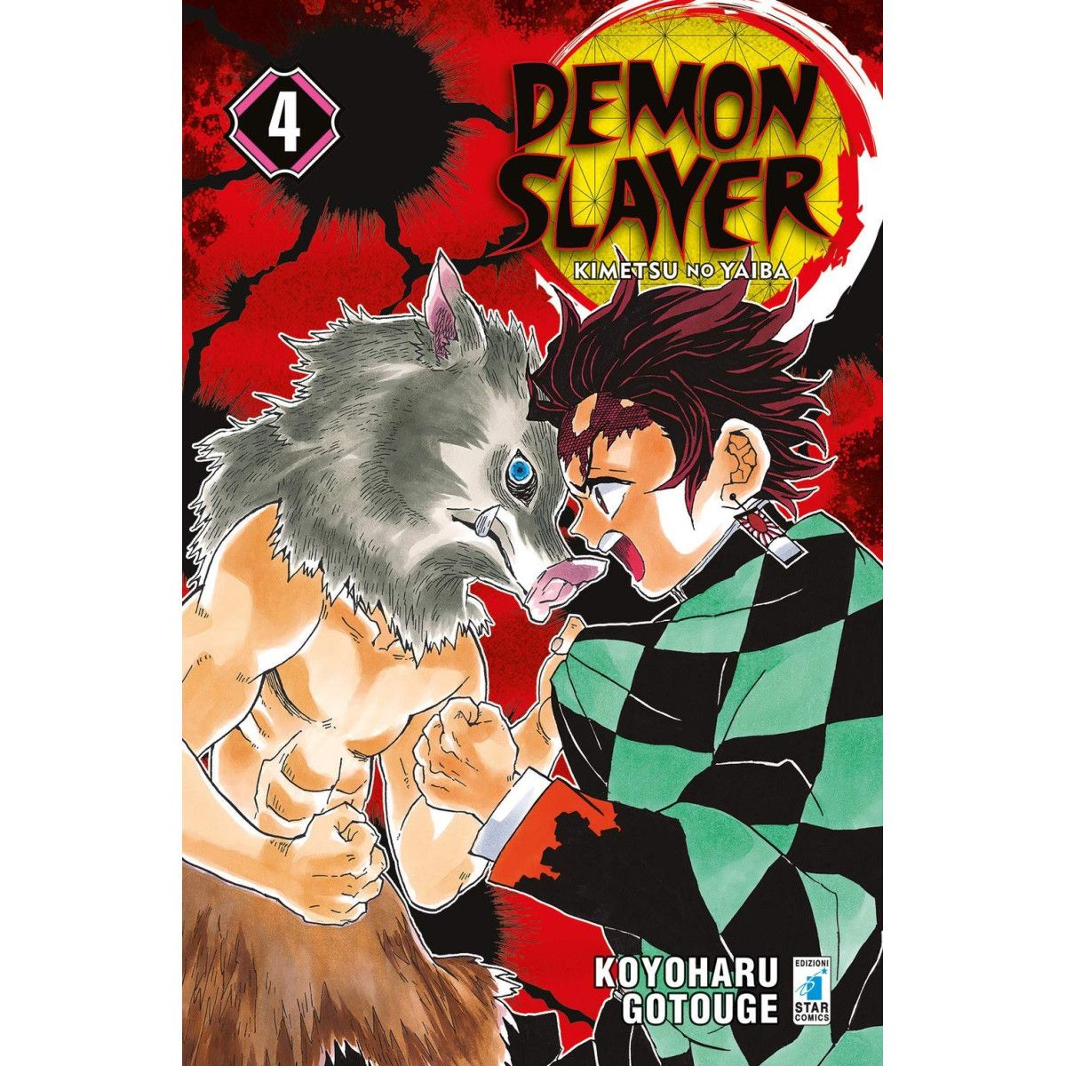 DEMON SLAYER - KIMETSU NO YAIBA 4 - EDIZIONI STAR COMICS - FUMETTI MANGA - td-toys.it