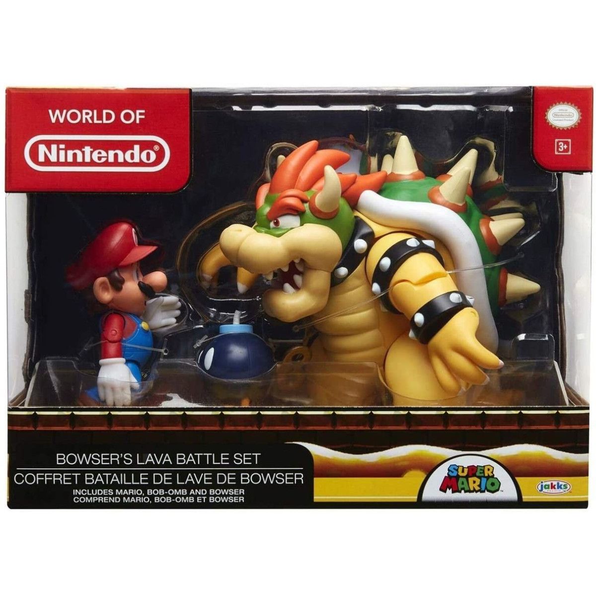 NINTENDO - Action Figures Assortment Mario Vs. Bowser-ACTION FIGURES