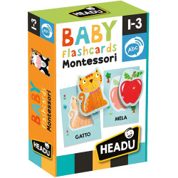 Montessori Baby Flashcards-GIOCATTOLI EDUCATIVI