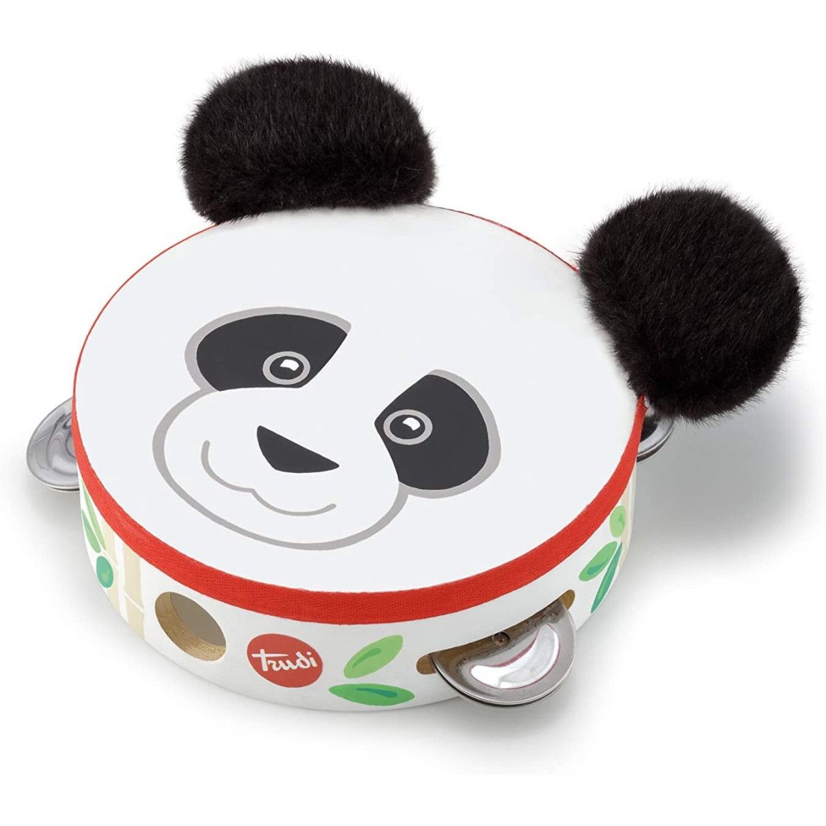 Panda Kevin tambourine - TRUDI - MUSICAL - td-toys.it