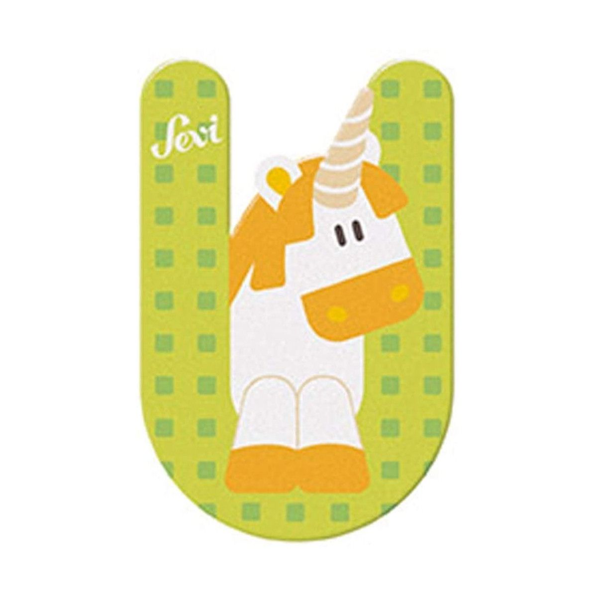 Letter U Unicorn - TRUDI - WOOD - td-toys.it