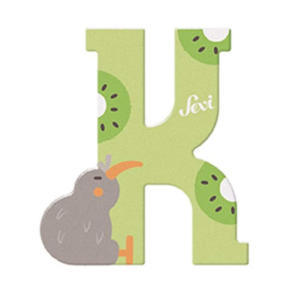 Letter K Kiwi - TRUDI - WOOD - td-toys.it