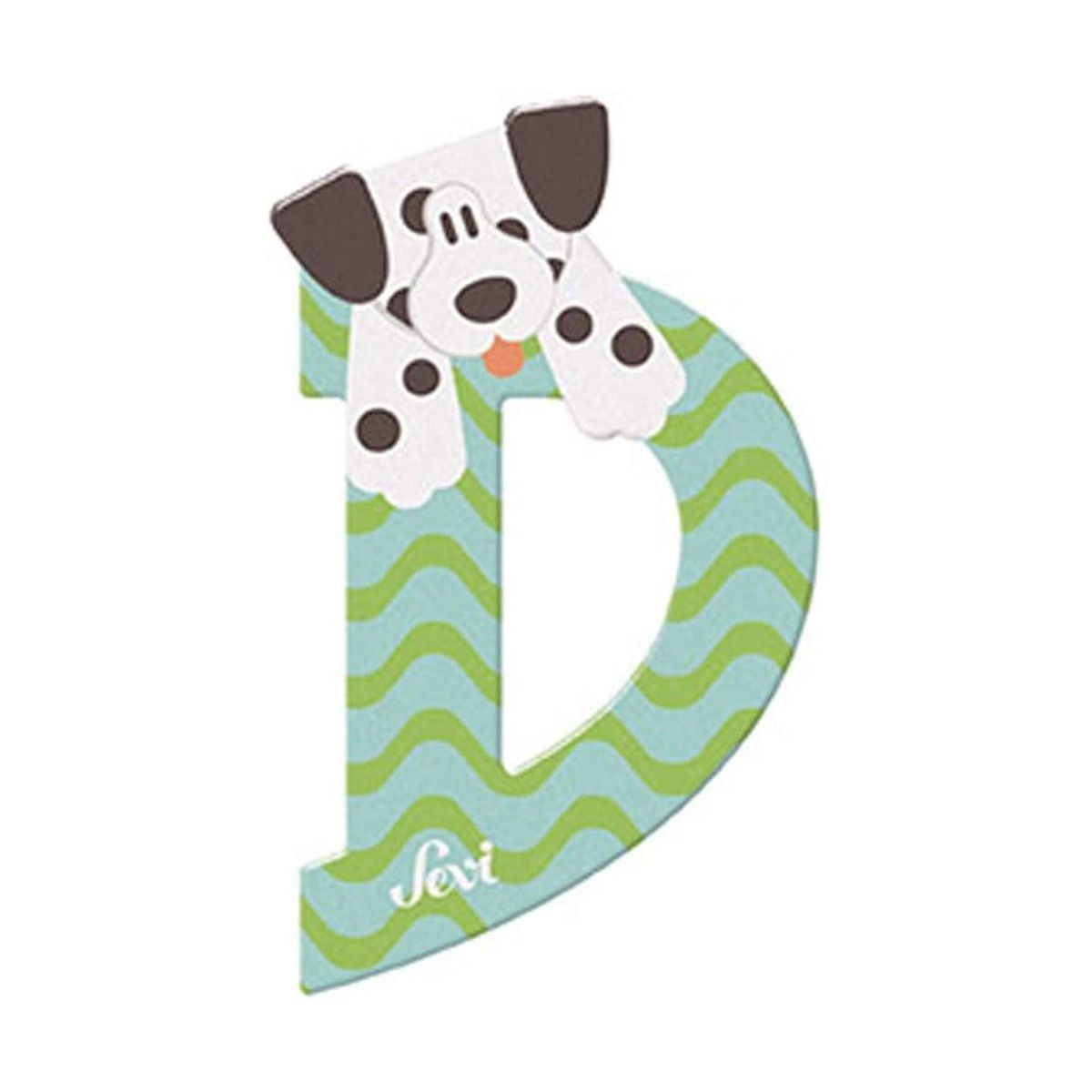 Dalmatian letter D - TRUDI - WOOD - td-toys.it