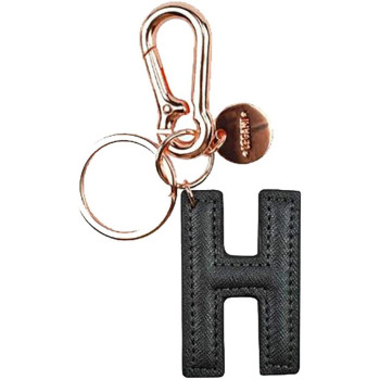 MY INITIAL - KEY RING - H - BLACK-ON THE GO- TD Toys