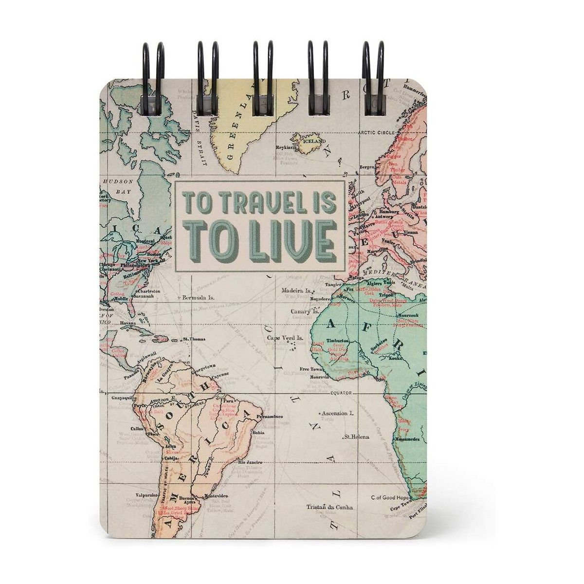 MINI SPIRAL NOTEBOOK - MAP - LEGAMI MILANO - LEGAMI MILANO - td-toys.it