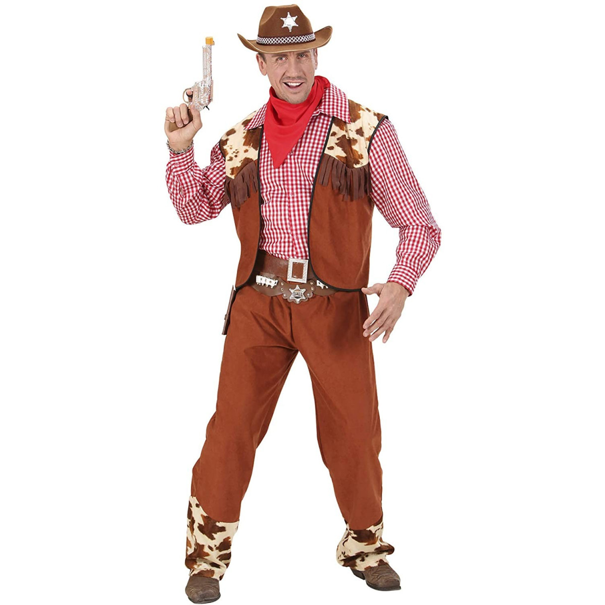 cowboy size L - WIDMANN - COSTUMES - td-toys.it