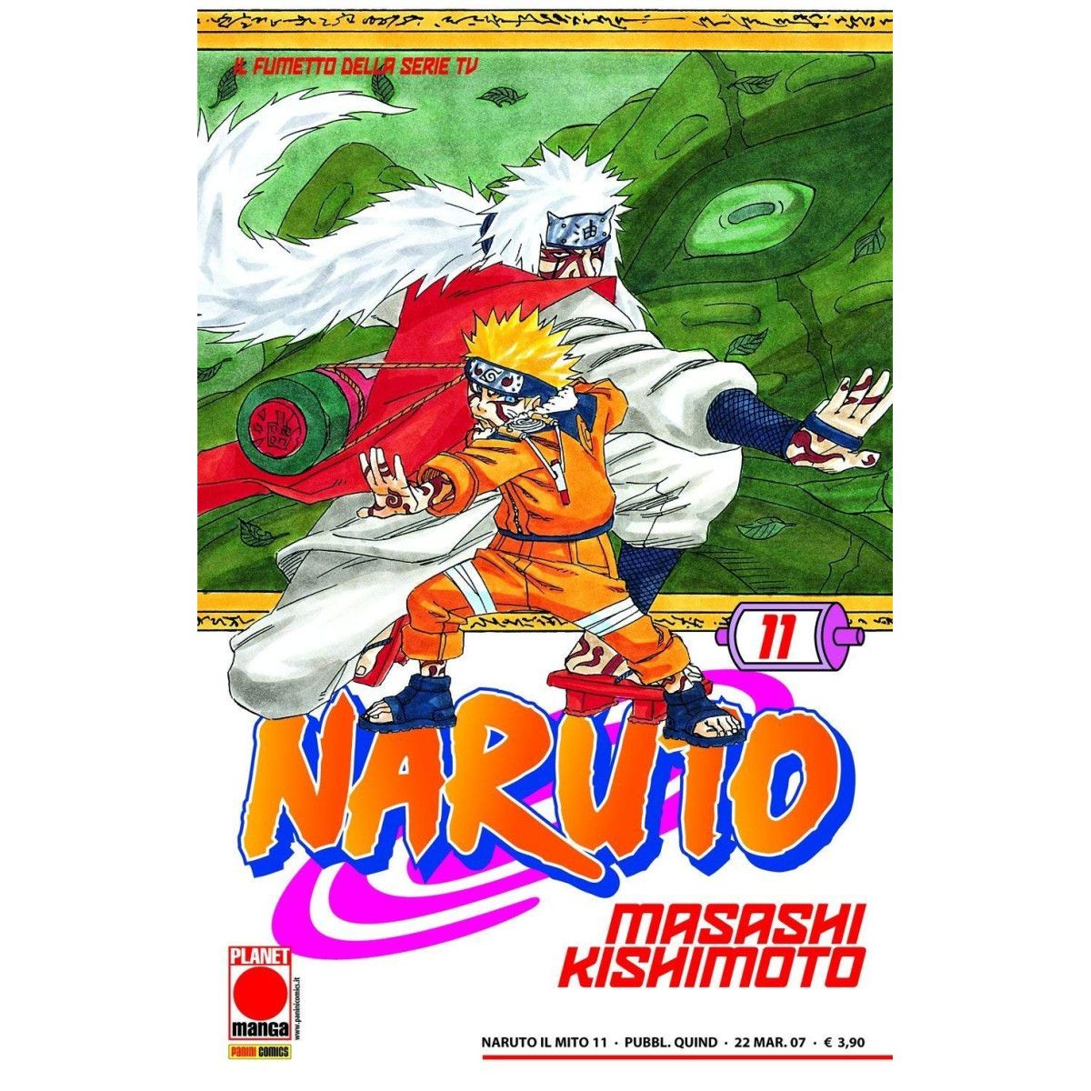 NARUTO THE MYTH 11 - FOURTH REPRINT - PANINI COMICS - MANGA COMICS - td-toys.it