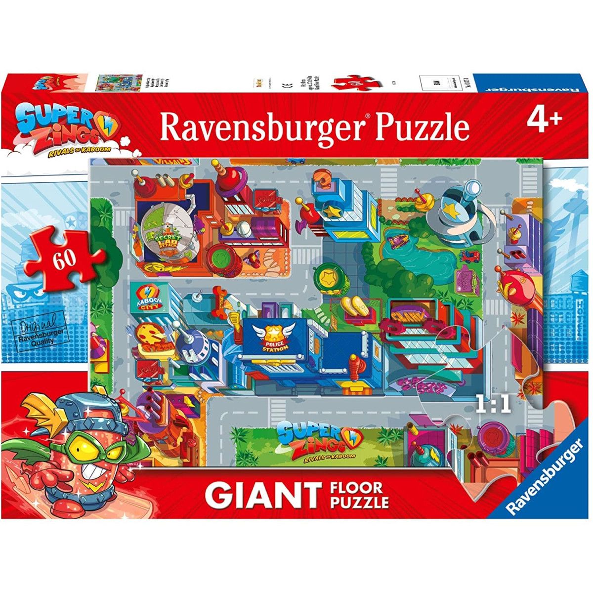 Super Zings Giant floor - Ravensburger - PUZZLE - td-toys.it