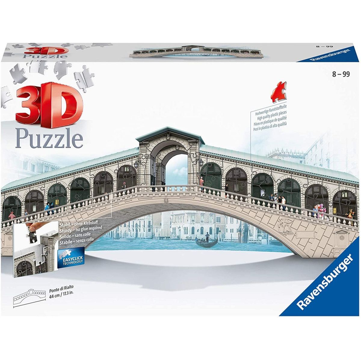 Ponte di Rialto -midi 246 PCS 3D RAVENSBURGER - Ravensburger - PUZZLE - td-toys.it