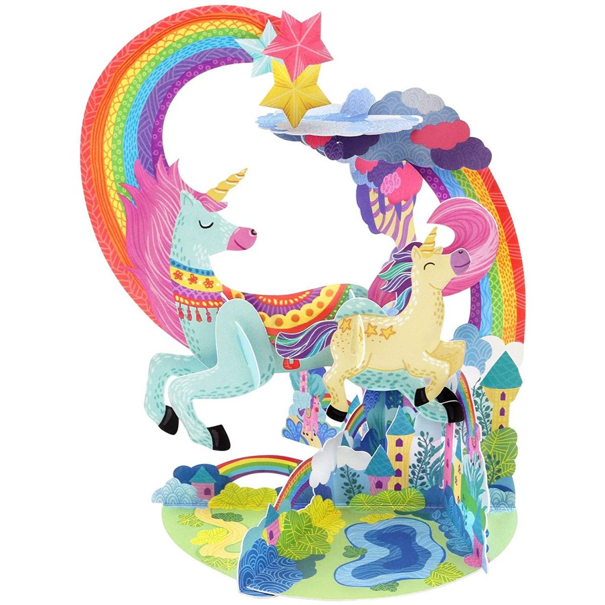 GIFT CARD Unicorn SANTORO - EDIGLAM - GREETING CARDS - td-toys.it